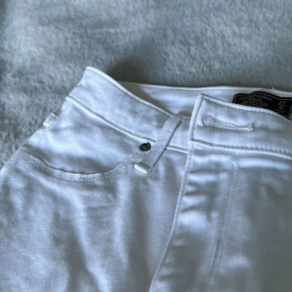 Abercrombie & Fitch White Jeans - Picture 5 of 8
